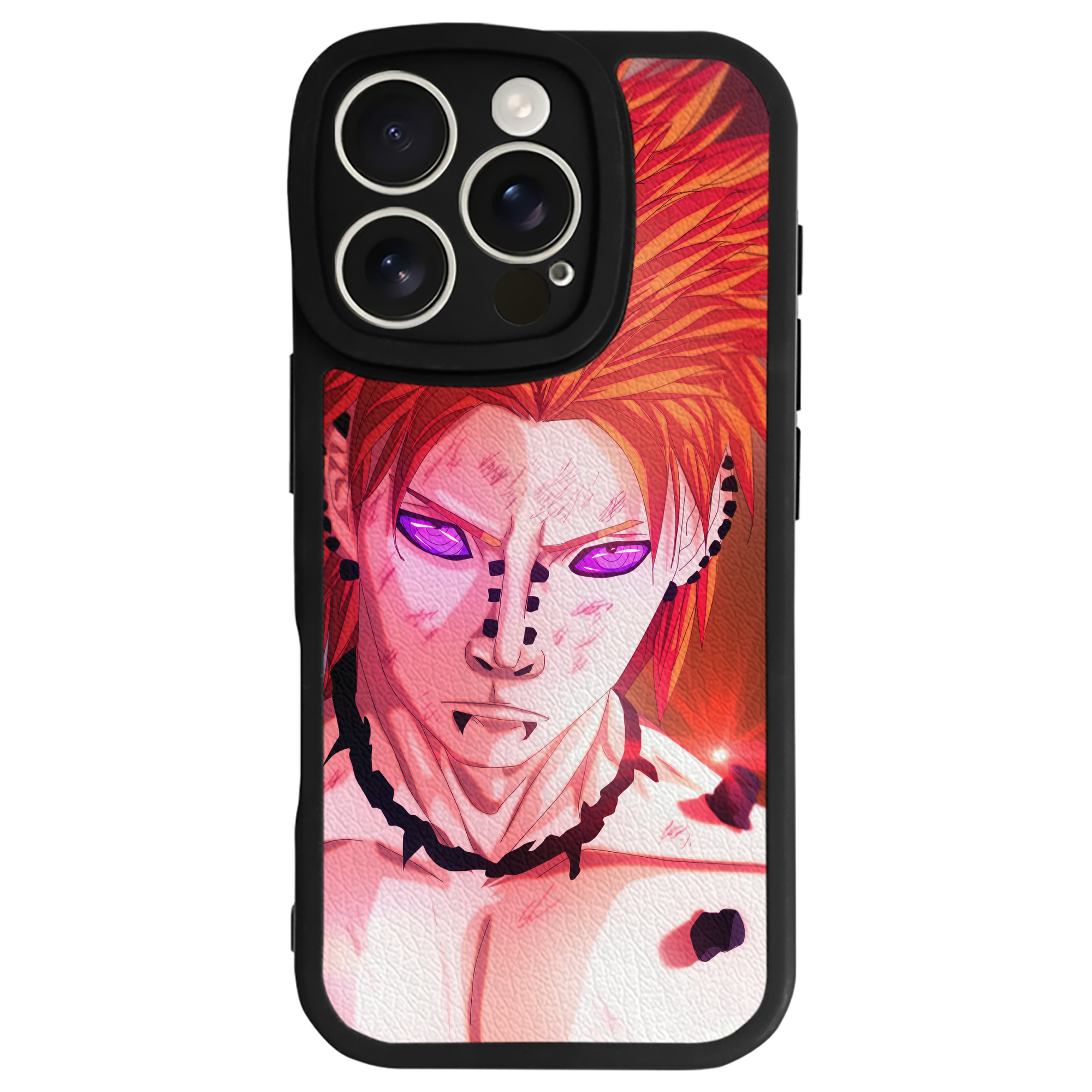 （画像用） NARUTO -ナルト- NARUTO -ナルト- 疾風伝 【iPhone 16シリーズ対応】シリコンスマホケース（レザー調） 材質：シリコン
